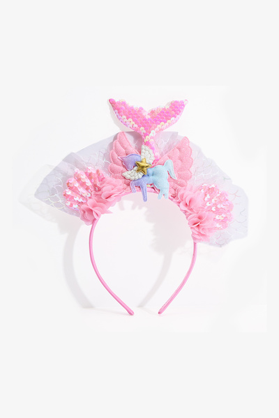 Penti Girl's Light Blue Mermaid Crown