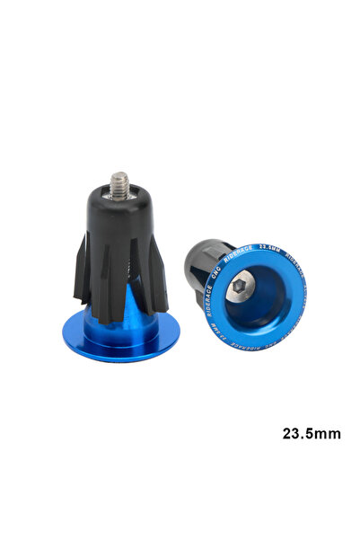 Choice Blue 23.5mm RIDERACE Bicycle Grip Handlebar End Cap 23.5MM Aluminium A...