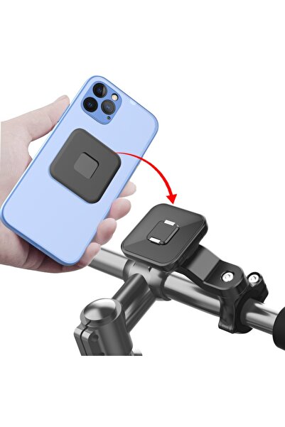 Choice Black Magnetic Phone Holder Bicycle Mountain Bike Phone Mount Stand Mo...