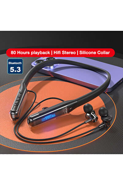 Choice1 black EARDECO 80 Hours Endurance Bluetooth Headphone with Microphone ...