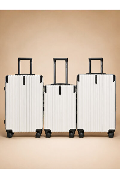 WAF Edge ABS+PC Luggage Set 3 PCS 20/24/28 Inch Hard Shell Suitcase with TSA ...