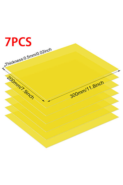 Choice 7Pcs 300x200x0.5mm 3240 Epoxy Fiber Board Insulation Plate Electoric K...