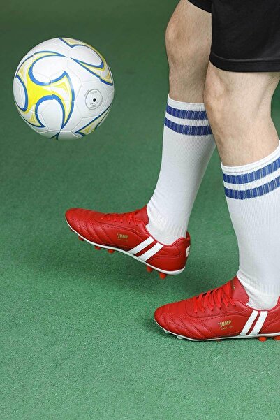 Jump 13256 حذاء كرة القدم الأحمر Astroturf Astroturf