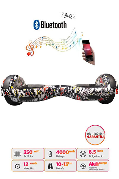CityMate Hoverboard Elektrikli Kaykay Scooter Bluetooth Hoparlörlü 6.5 inch D14