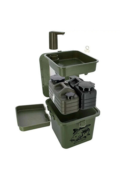 NGT Tackle Stație de igienă pentru cort NGT Chiuvetă Bivvy