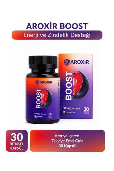 Aroxir Boost Bağışıklık Sistemine Destek ve Antioksidan Etki Aronya İçeren Ta...