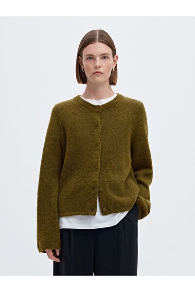 SELECTED Strickjacke Wollmix