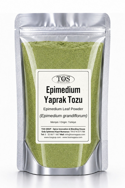 TOS The Organic Spices Epimedium Yaprak Tozu 250 GR (1. KALİTE) Epimedium Gra...
