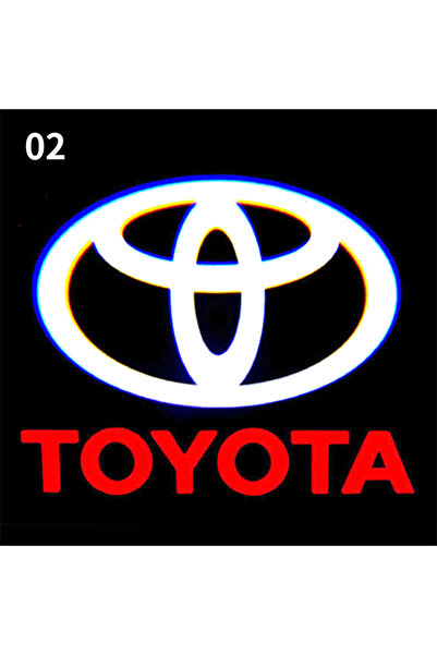 Choice8 TOYOTA 02 2PCS Car LED Welcome Lamp with Toyota Logo Door Ghost Shado...