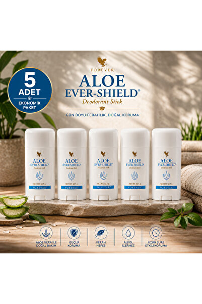 Forever Aloe Ever Shield Koltukaltı Roll On -5 Adet 92,1 gr