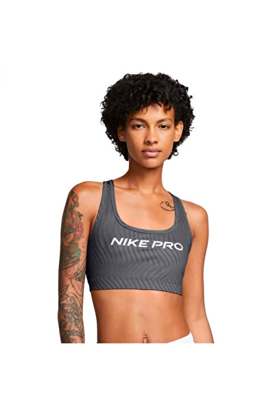 Nike W NP SWSH LGT SPT AOP BRA FN4708-060 Ανθρακί