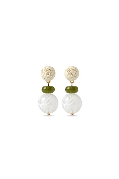 Charmist Bone Straw Earrings