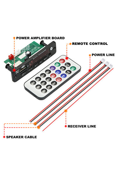 Choice 20W 60W 50W 40W Amplifier Bluetooth 5.0 DIY MP3 WAV Decoder Board DC 1...
