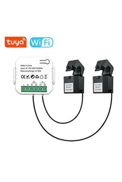 Choice1 Tuya WIFI 2CT Tuya ZigBee Smart Energy Meter Solar PV System Power Pr...