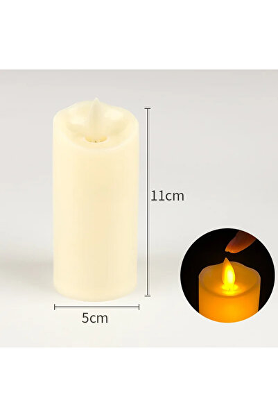 Choice 5cm-11cm Flameless Flickering LED Candles Light Flameless Candles Batt...