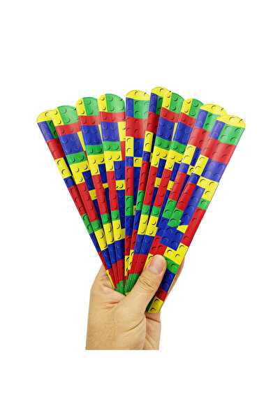 Choice 36PCS 12/24/36Pcs Building Block Pattern Slap Bracelet Kids Birthday P...