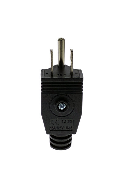 Choice black US American 3 Pin Nema 5-15P AC Electrical Power Male Plug Adapt...
