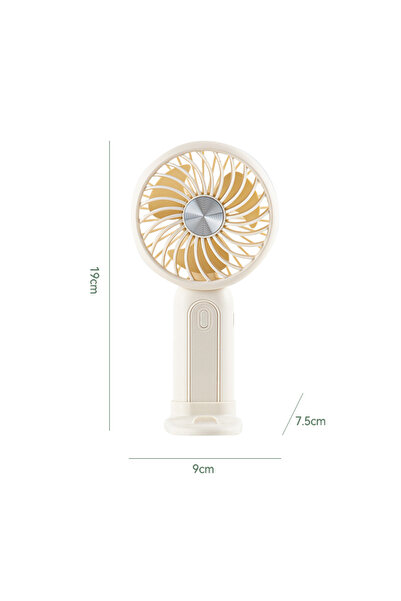 Choice1 white MEET SUN 3-Speed Silent Small Handheld Portable Electric Fan De...