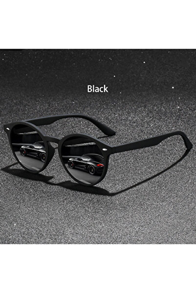 Choice3 F180-2(Black) Fashion Vintage circular Sunglasses Men Women Metal dec...