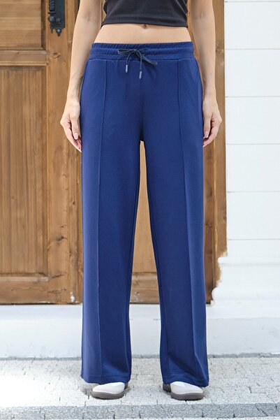 Shooter Sportswear Women's Modal Wide-Leg Sweatpants with Elastic Waist, Comf...