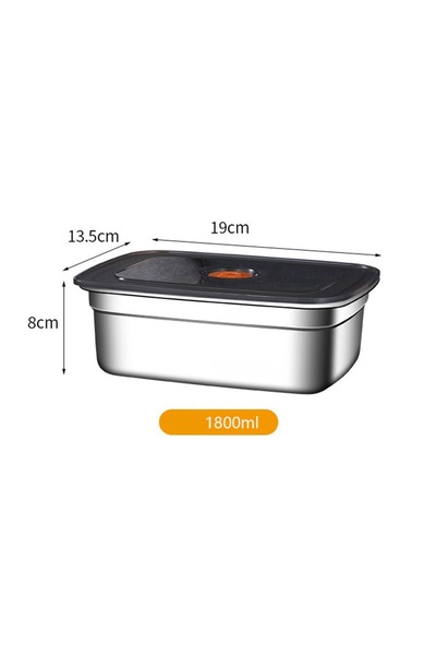 Choice 1800ML Stainless Steel Camping Lunch Box Sealed Microwave Suitable Ben...