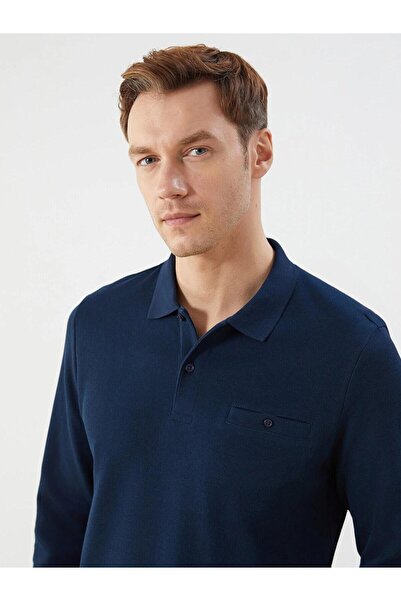 LC Waikiki Polo Collar Long Sleeve Men's Sweatshirt (W5)
