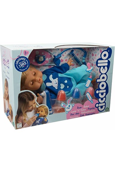 Cicciobello Çok Hastayım | 42 cm Hasta Et Bebek + Doktor Aksesuar Seti | Yana...
