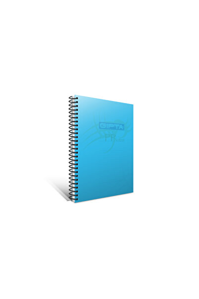 Gıpta Spiral Notebook Eco Plastic Cover Lined 80 Sheets A4 2029 (Pack of 12)