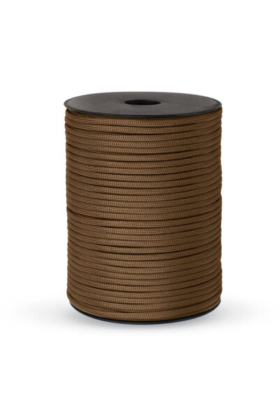Choice 100M Brown 100M/50M 550 Standard 9-Core Paracord Rope 4mm Outdoor Para...