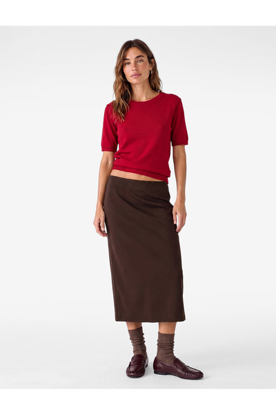 Koton Crew Neck Short Sleeve Knit T-Shirt