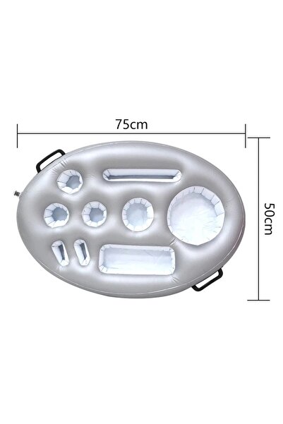 choice2 WDF0529 Inflatable Swimming Pool Beer Table Cooler Floating Bar Tray ...