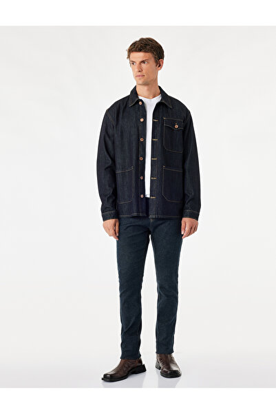Koton Normal Waist Skinny Fit Cotton Jean Trousers with Pockets - Skinny Jeans