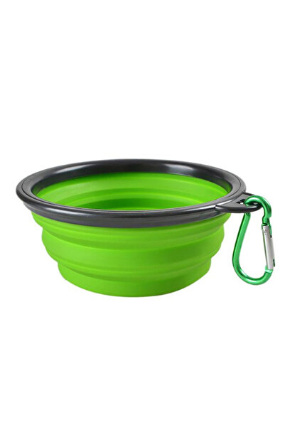 Choice 1000ml green 350 650 1000Ml Collapsible Dog Bowl Silicone Pet Feeder P...