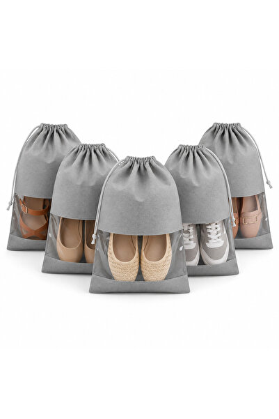 Pazar Kapısı Suitcase Organizer Set of 5 Luggage Travel Organizer Shoe Bag Pouch