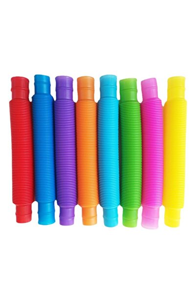 Choice 8PCs 8PCS Colorful Telescopic Tube Pop Tube Stretching Tube Corrugated...