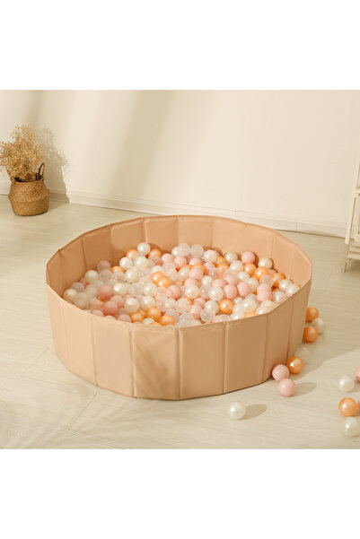 Choice foldkaqise 1pc Portable Ball Pit Pool （No balls）Diameter 100cm Khaki C...