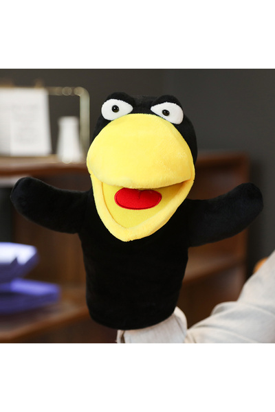 Choice 25cm bird Plush Hand Puppet Soft Animals Puppet Bird Fox Hand Puppet F...