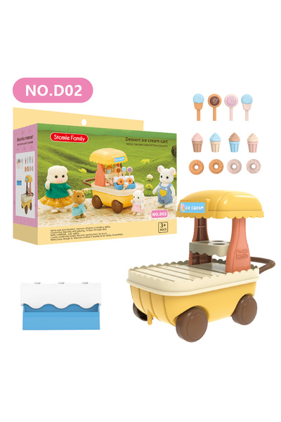 Choice5 D02 Forest Family Doll 1:12 Dollhouse Kitchen Accessories Mini Model ...