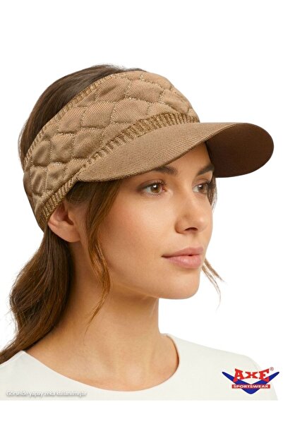 AXE SPORTSWEAR Summer Glitter Textured Flexible Visor Hat Uv Sun Protection C...