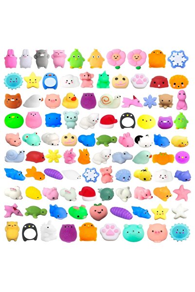 Choice 20pcs Random 20Pcs Mochi Squishy Toy Kawaii Mini Animals Squishies Str...