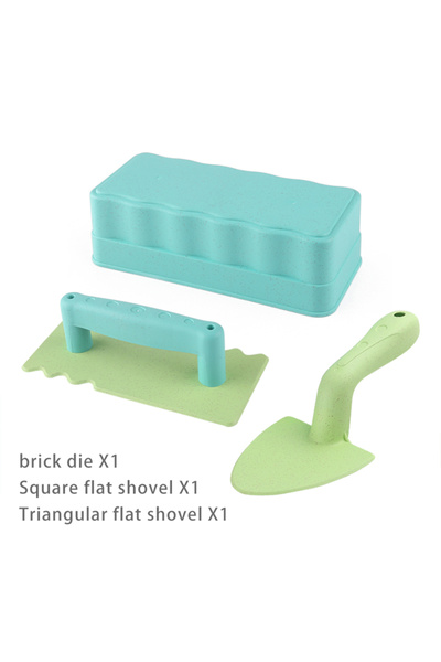 Choice Colorful 3 Pieces of Snow Beach Toy Sand Fun Brick Sand Castle Mold fo...