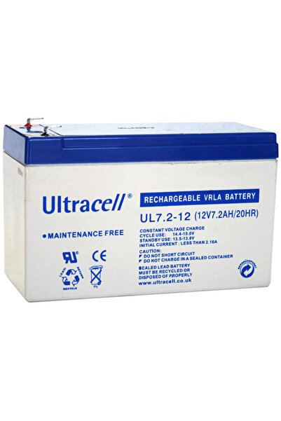 Ultracell Acumulator UPS UL7.2-12, 12 V, 7.2 Ah