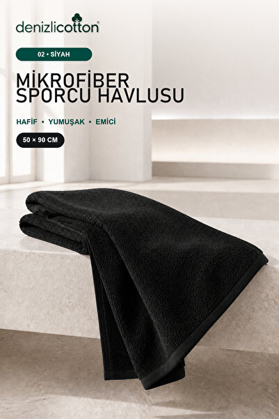 denizlicotton Πετσέτα αθλητικού τύπου Microfiber, Απορροφητική ιδρώτα για γυμ...