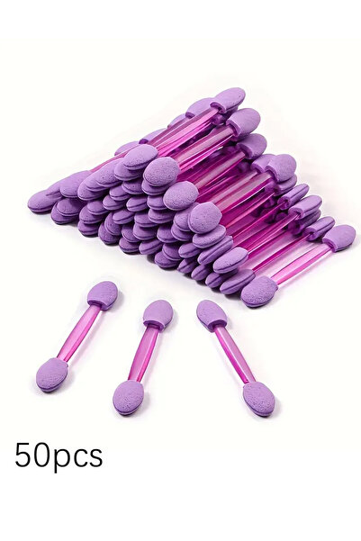 Choice YYL-Z 50pcs Nail Art Brush Double Sided Chrome Pink Black Multifunctio...