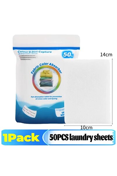 choice2 1Pack-50PCS Washing Machine Color Absorption Sheet Non-woven Fabric C...