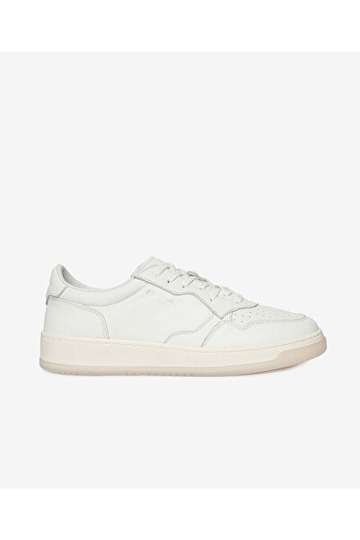 Greyder Erkek Kırık Beyaz Hakiki Deri Sneaker Ayakkabı 4Y1SA62609