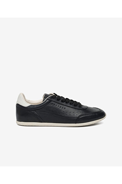 Greyder Kadın Siyah Hakiki Deri Sneaker Ayakkabı 6Y2UA35610