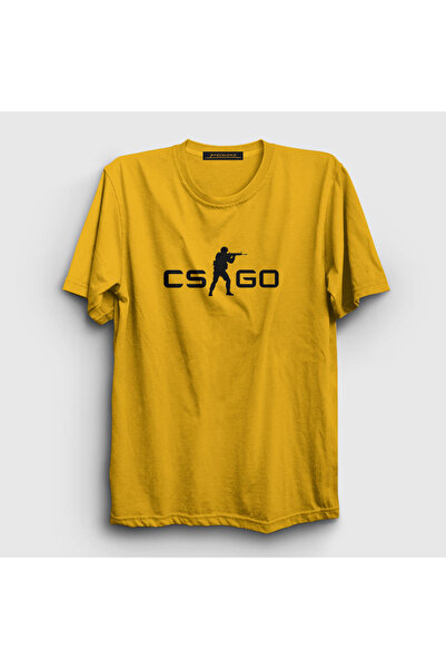Presmono Unisex žuti logo V2 igra Counter Strike CS Go T-shirt 325070tt