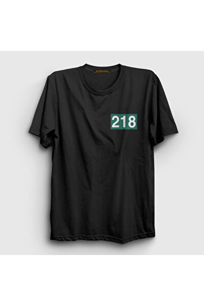 Presmono Unisex Black Cho Sang Woo 218 Squid Game T-shirt260203tt