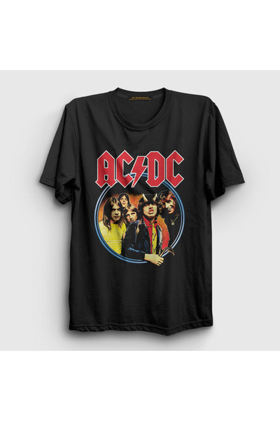 Presmono Unisex crna kapa Highway To Hell Ac/dc T-shirt 6359tt